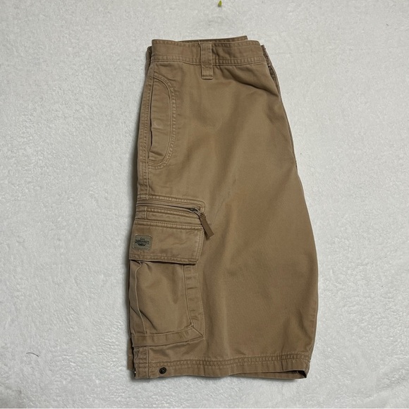 LEE DUNGAREES Mens Cargo Shorts Tan/Khaki Size 33 - Picture 7 of 16